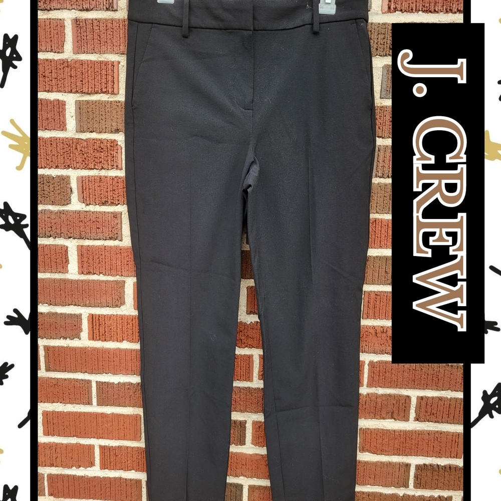 ●J. Crew Black  RUBY CROP PANTS●